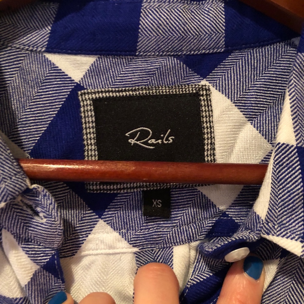 Rails Hunter Button Down Sz Xs - image 3
